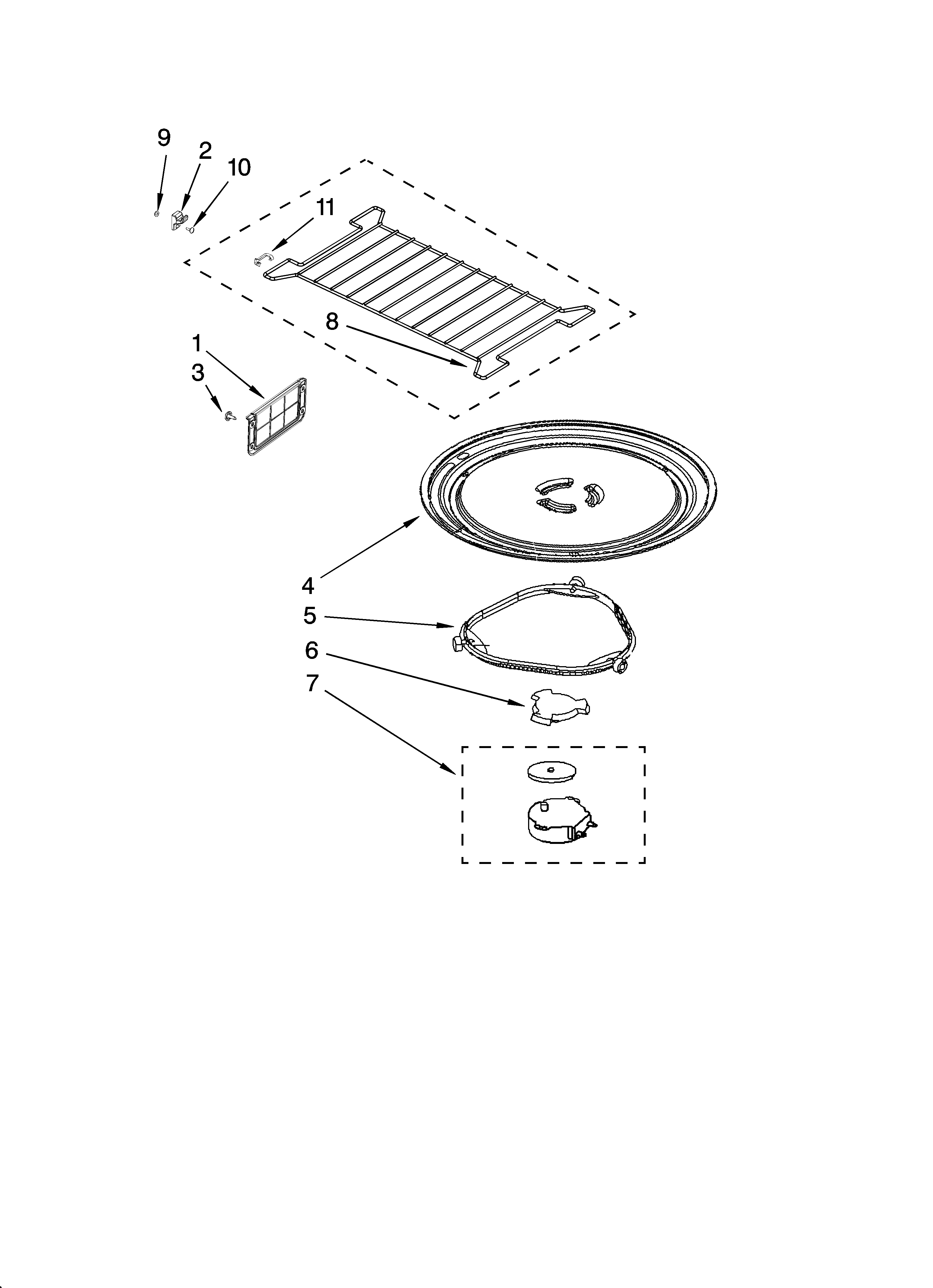 Turntable parts