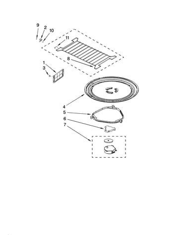 Turntable parts