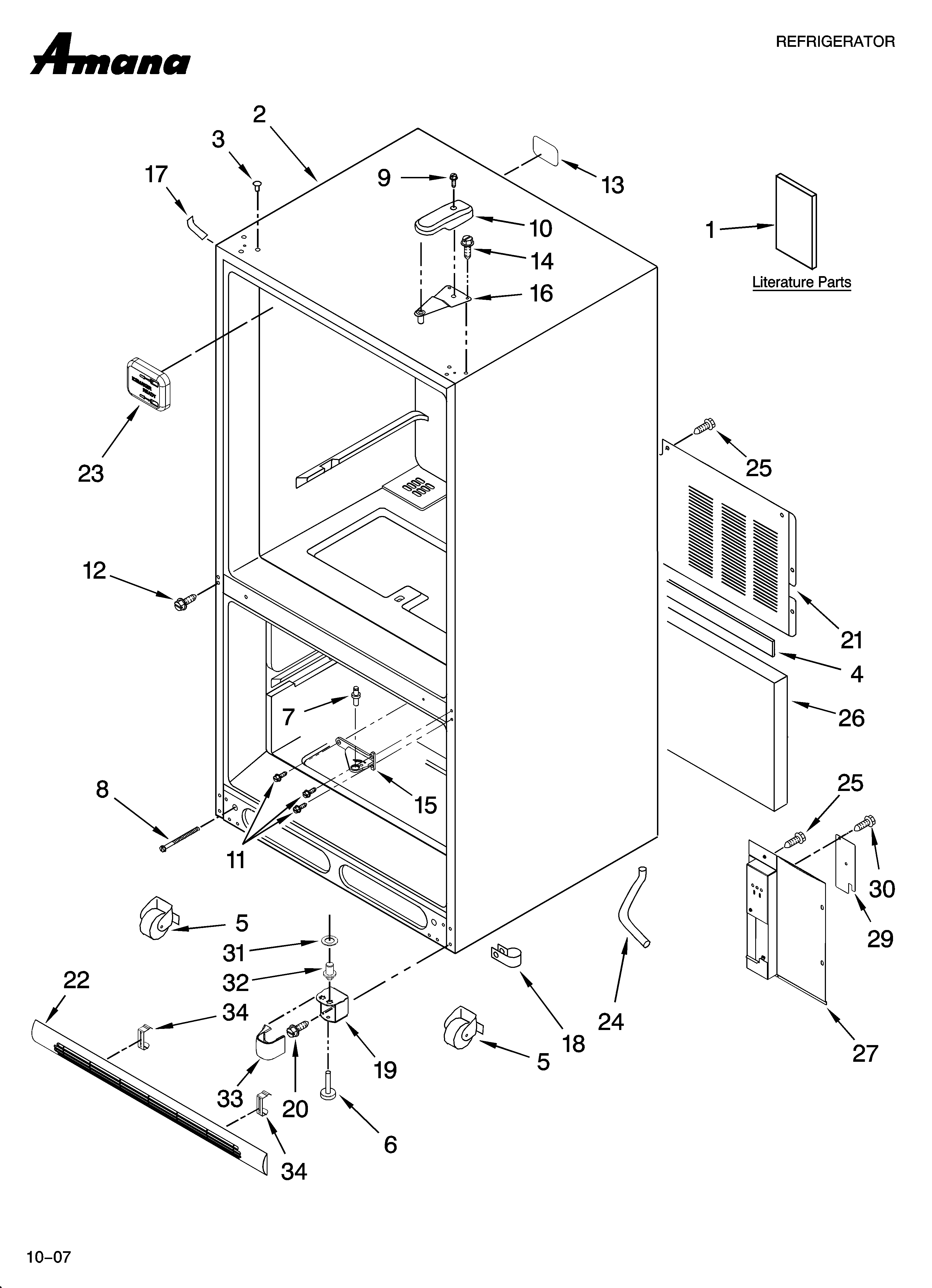 Cabinet parts
