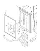 Refrigerator door parts