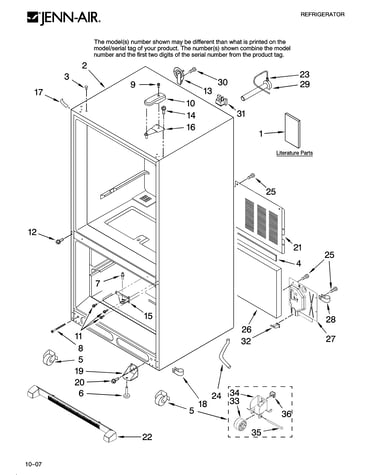 Cabinet parts