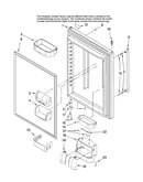 Refrigerator door parts