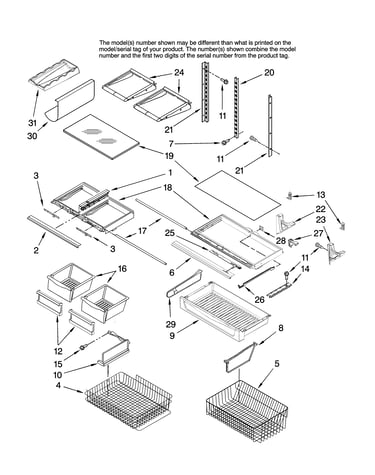 Shelf parts