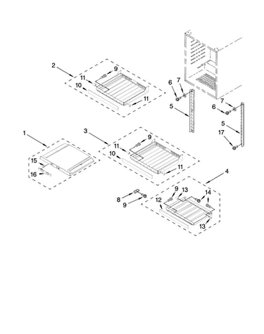 Shelf parts