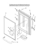 Refrigerator door parts