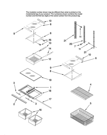 Shelf parts