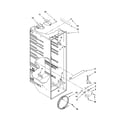 Whirlpool BRS62ARANA00 refrigerator liner parts diagram