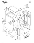 Cabinet liner and door parts