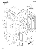 Cabinet liner and door parts