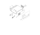 KitchenAid KBFO42FTX00 top grille and unit cover parts diagram