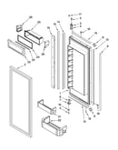Refrigerator door parts