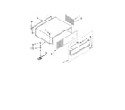 KitchenAid KBLC36FTS00 top grille and unit cover parts diagram