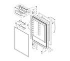 KitchenAid KBLC36FTS00 refrigerator door parts diagram