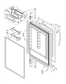 Refrigerator door parts