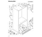 KitchenAid KBLS36FTX00 cabinet parts diagram