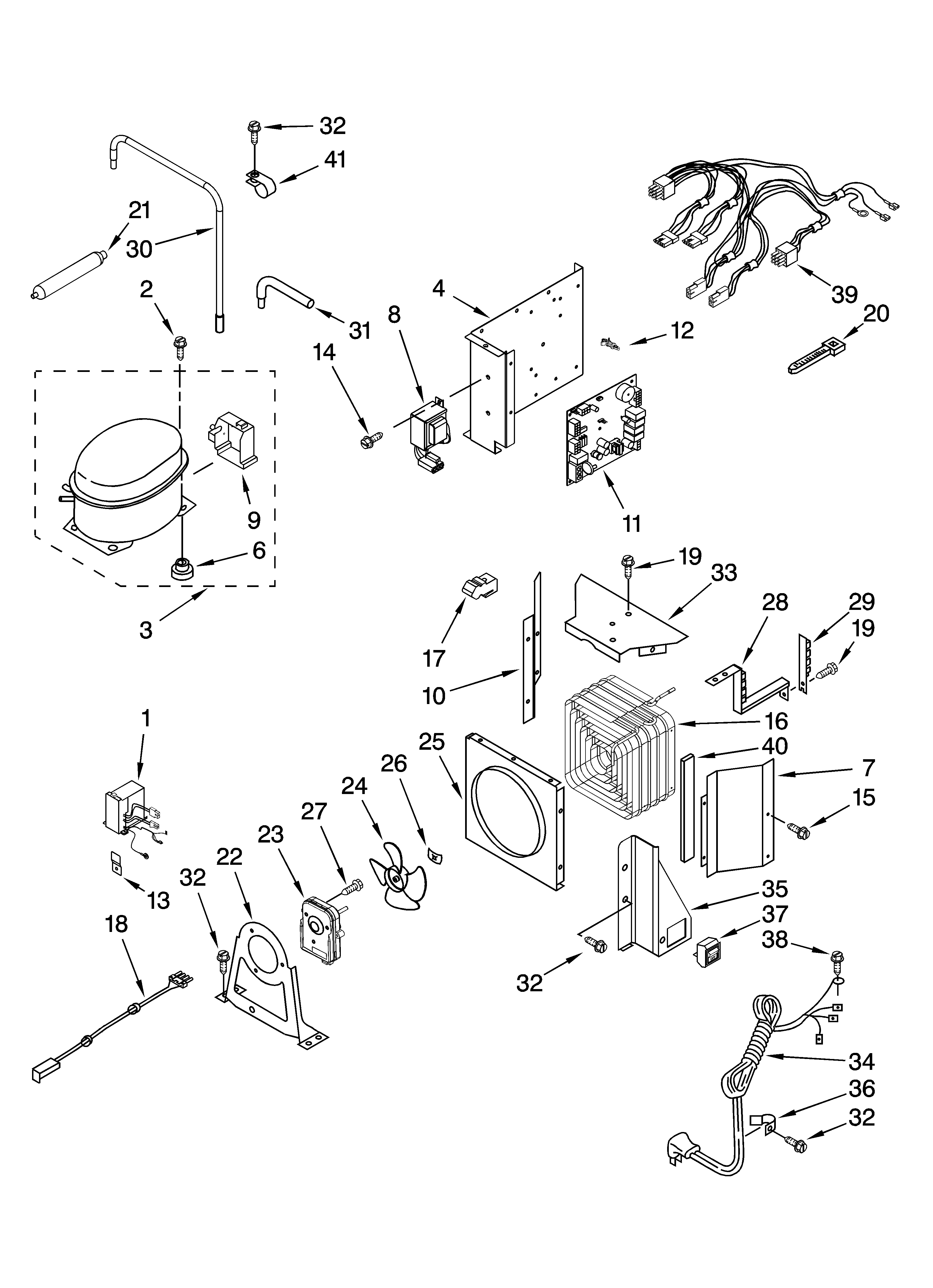 Upper unit parts