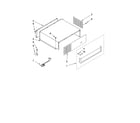 KitchenAid KBRO36FTX00 top grille and unit cover parts diagram