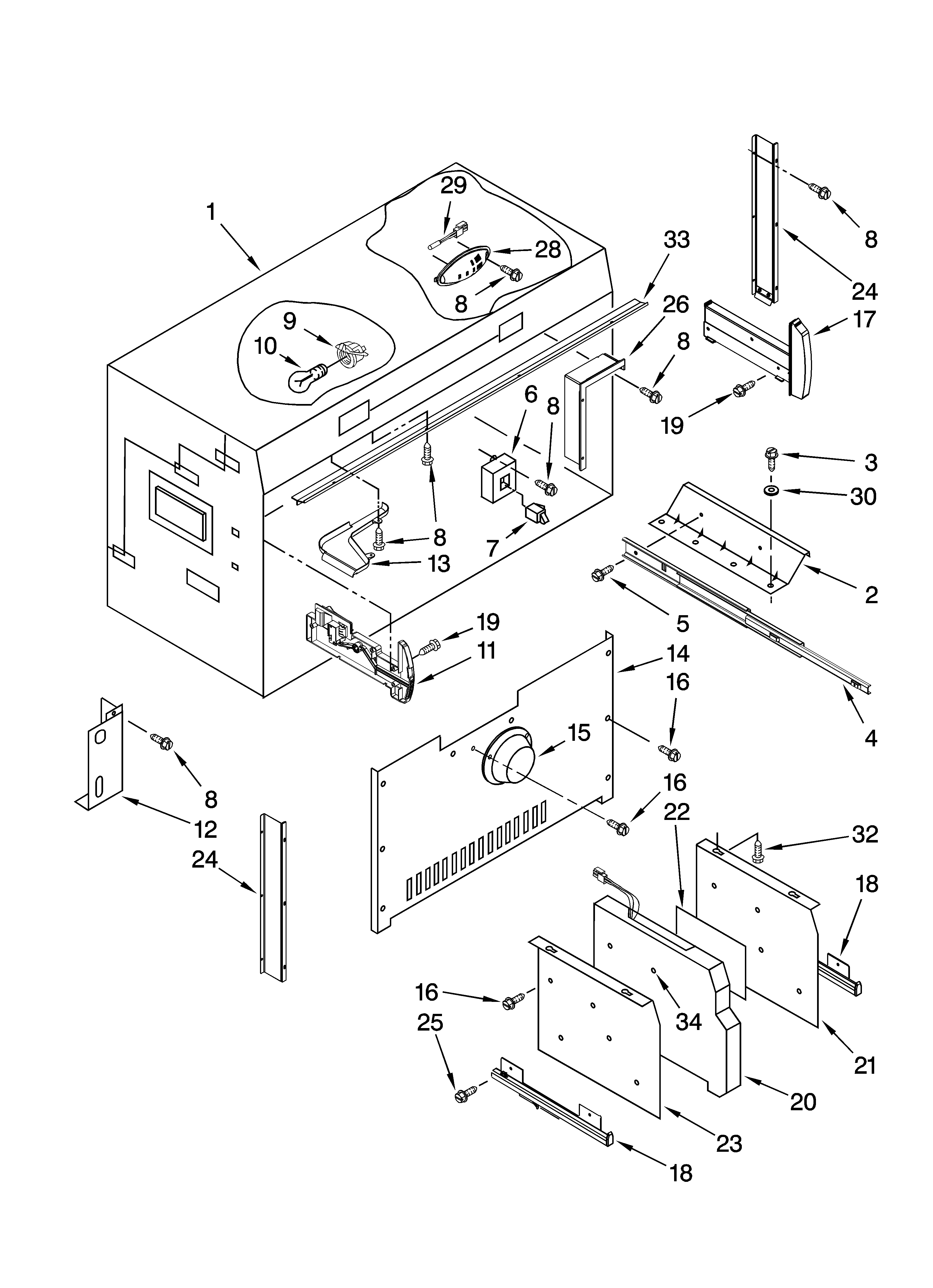 Freezer liner parts