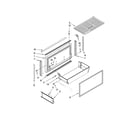 KitchenAid KBRO36FTX00 freezer door and basket parts diagram