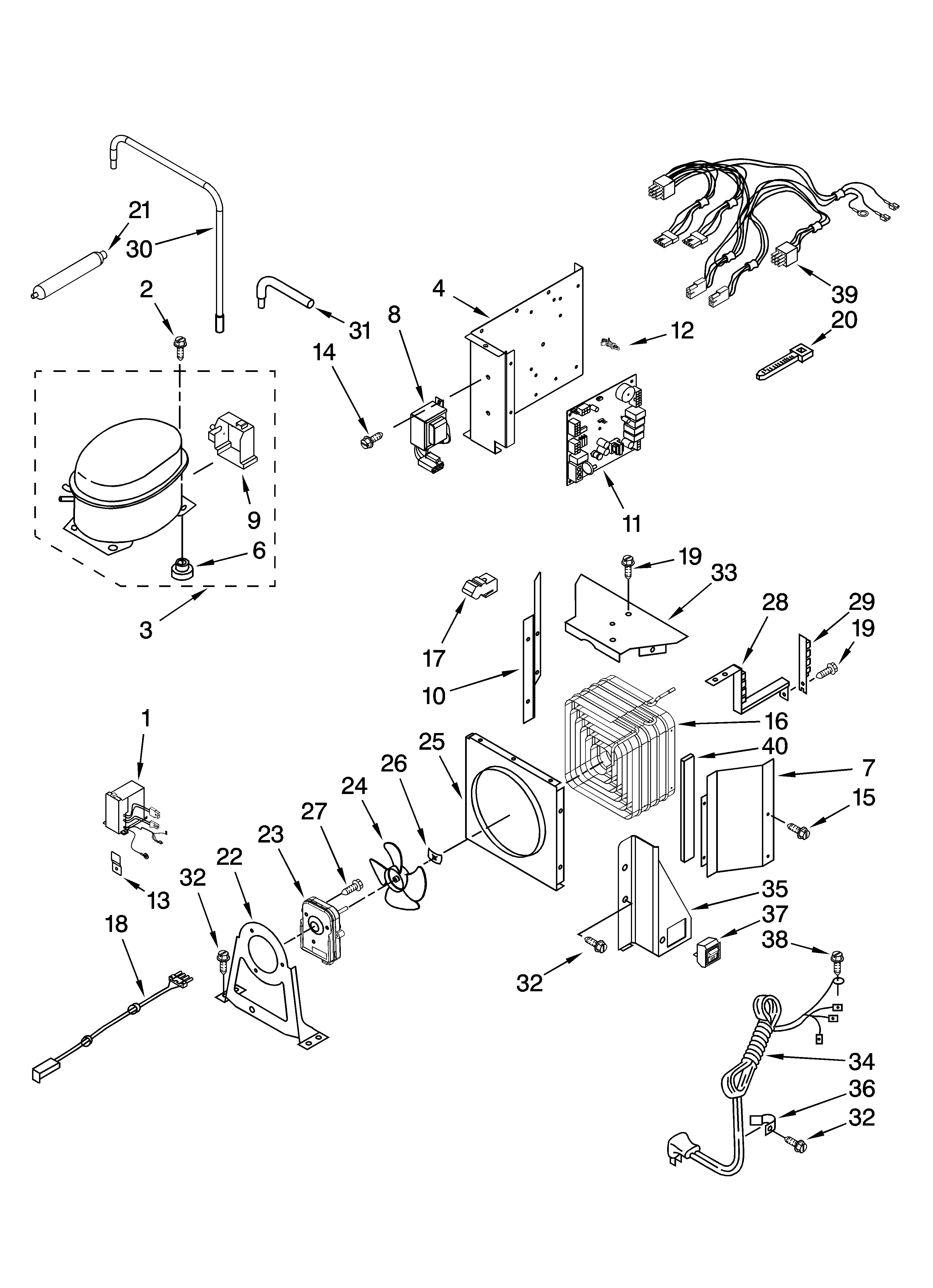 Upper unit parts