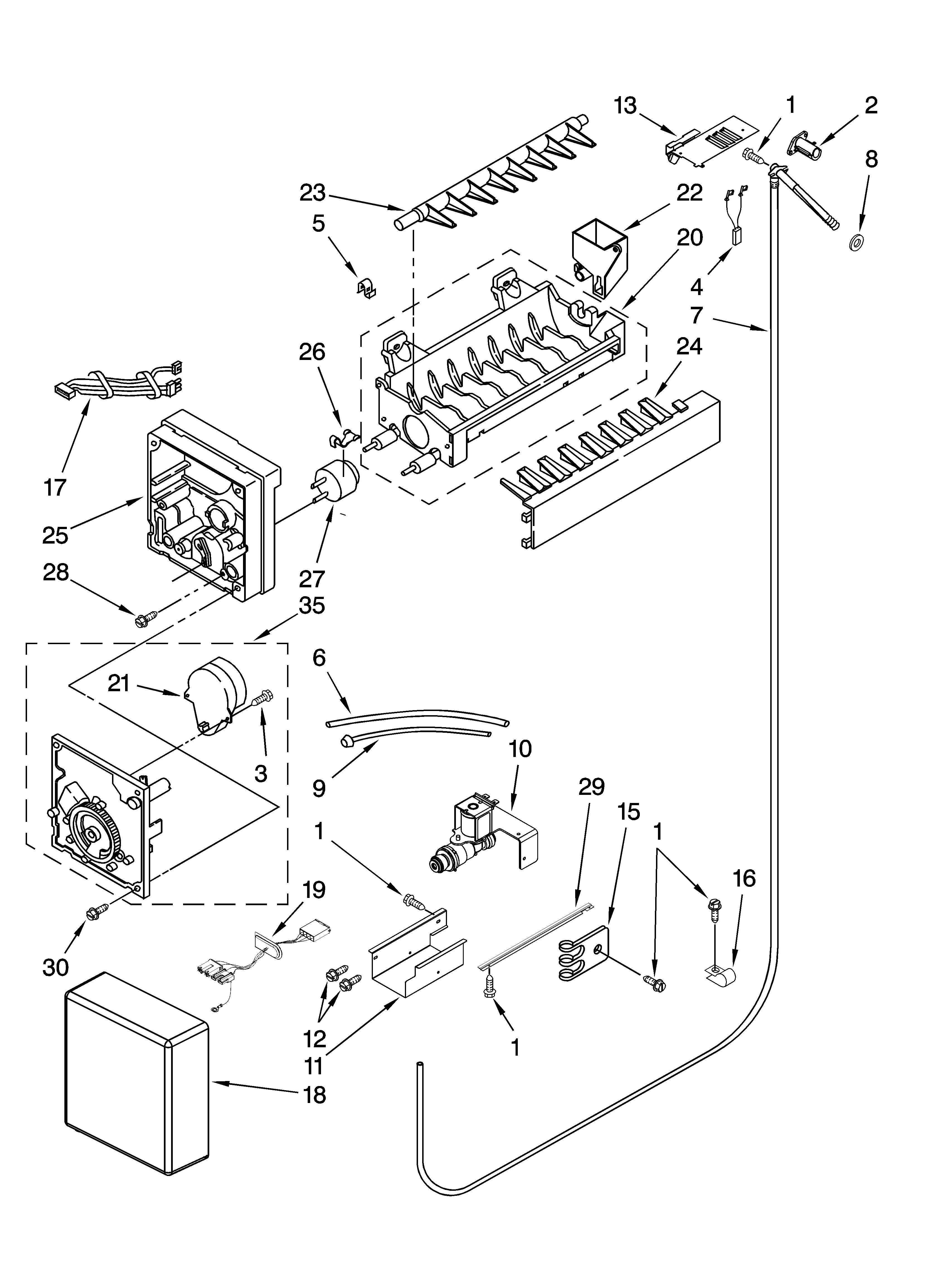 Icemaker parts