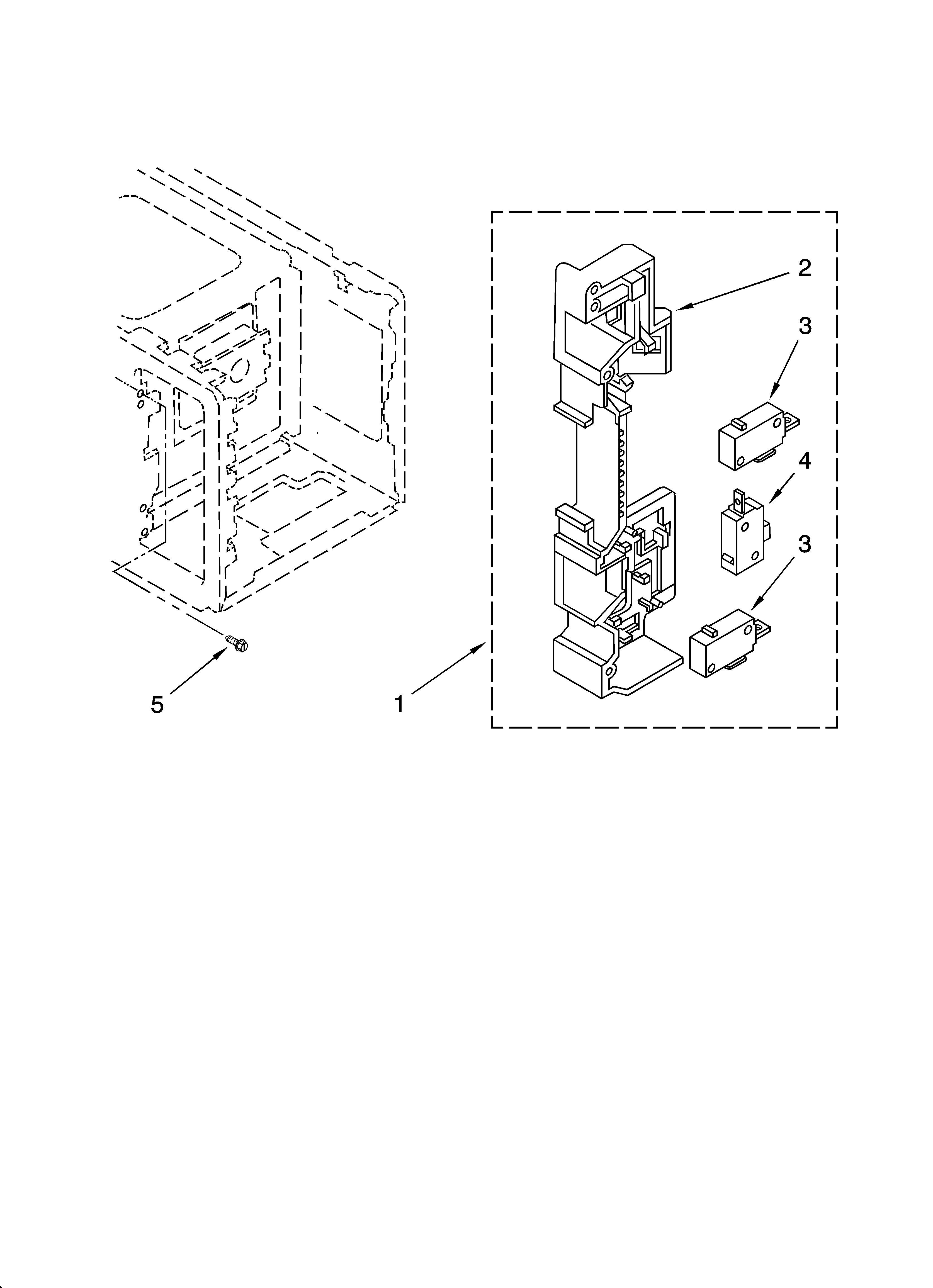 Latch board parts