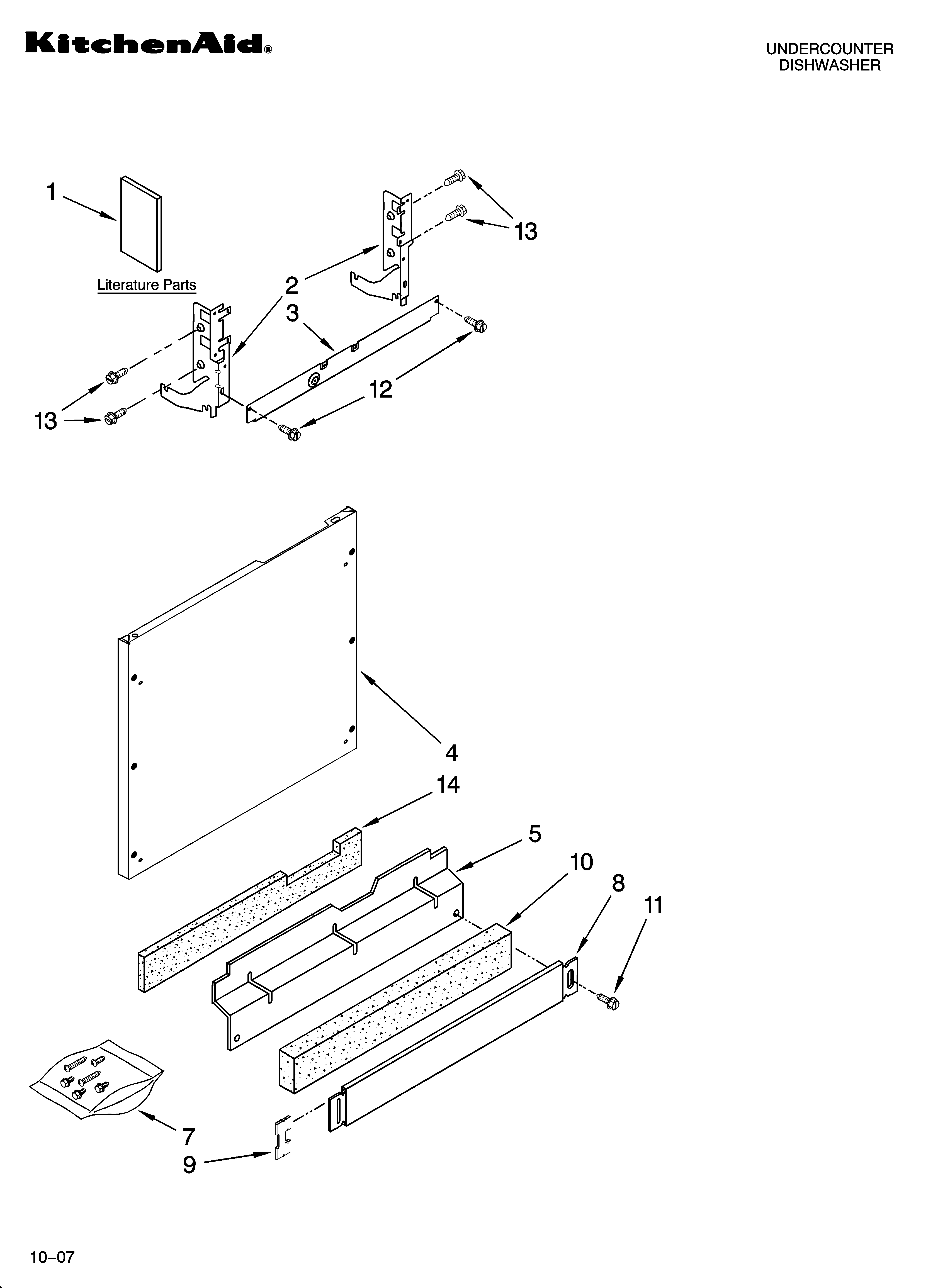 Door and panel parts