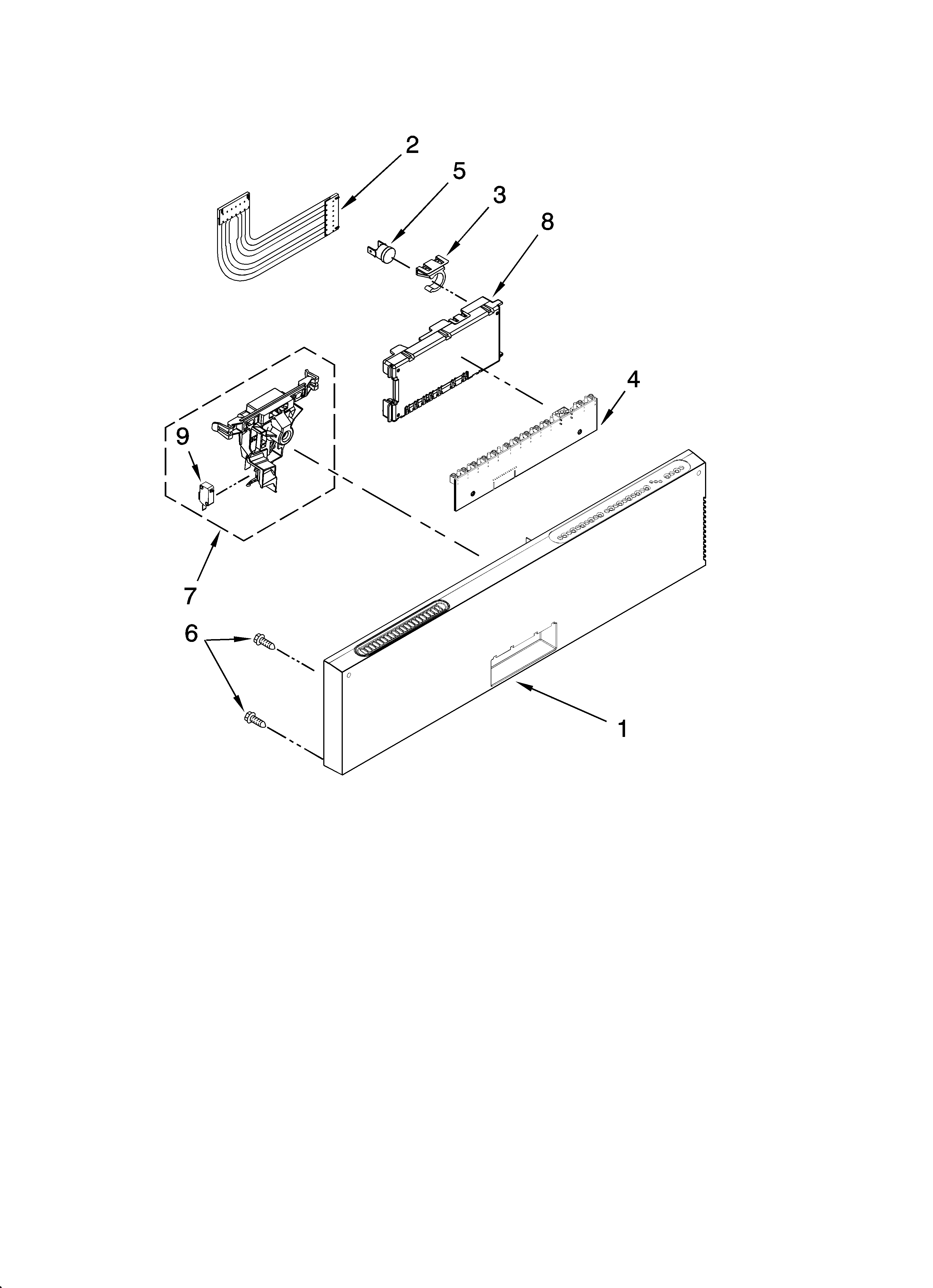 Control panel parts