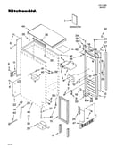 Cabinet liner and door parts