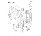 KitchenAid KUIC15PLTS1 cabinet liner and door parts diagram