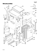 Cabinet liner and door parts