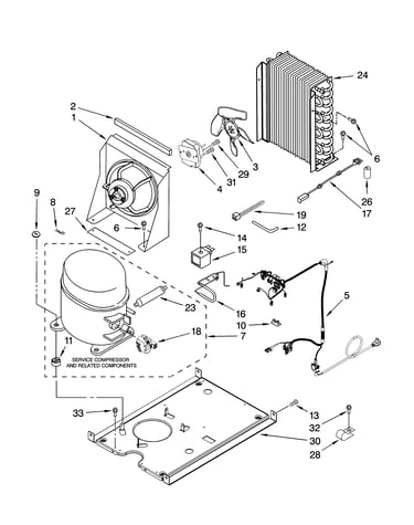 Unit parts, optional parts (not included)