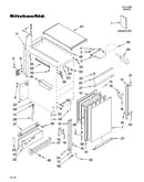 Cabinet liner and door parts
