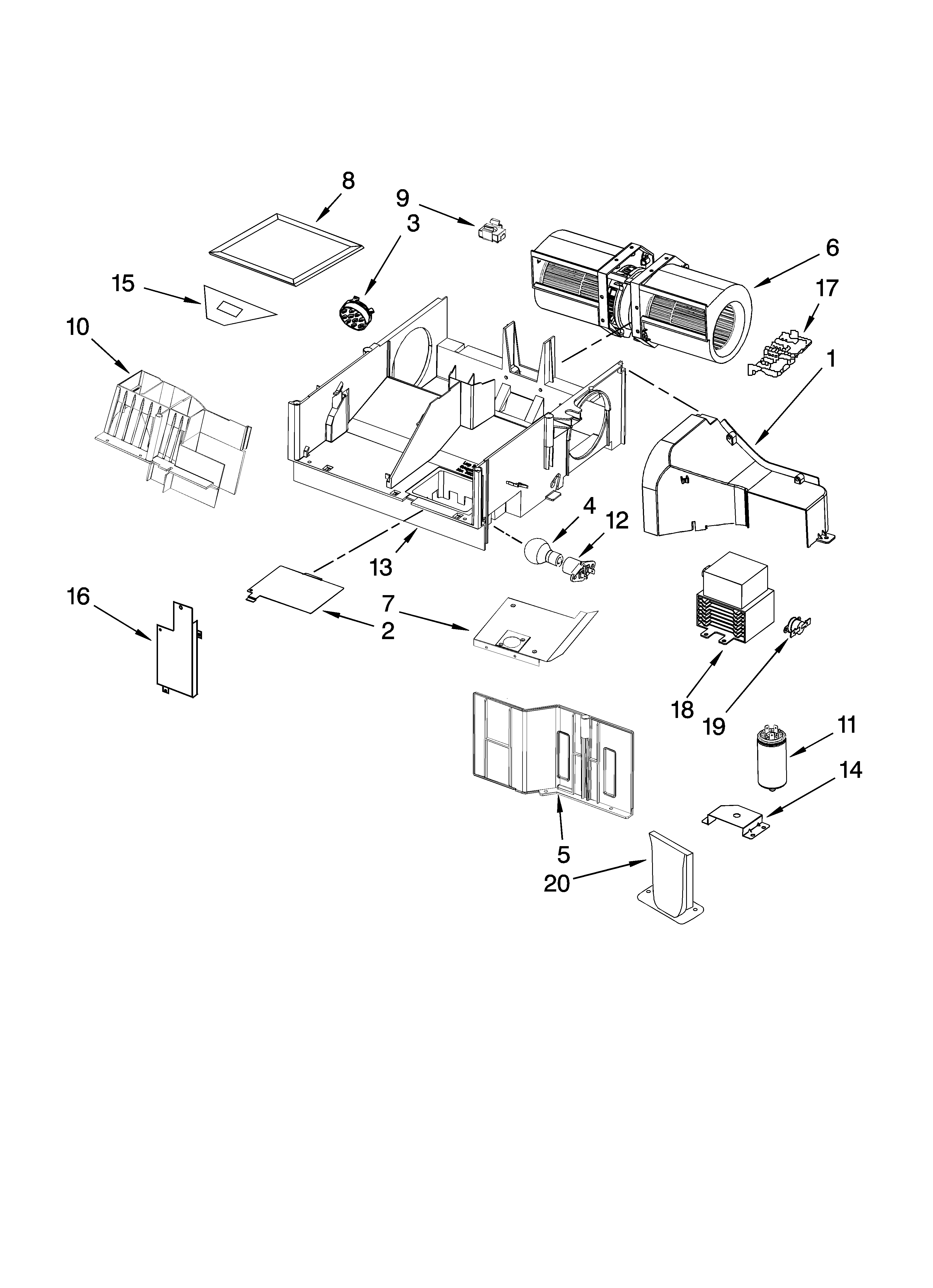 Air flow parts