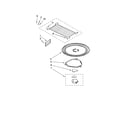 Whirlpool MH2175XST1 turntable parts diagram