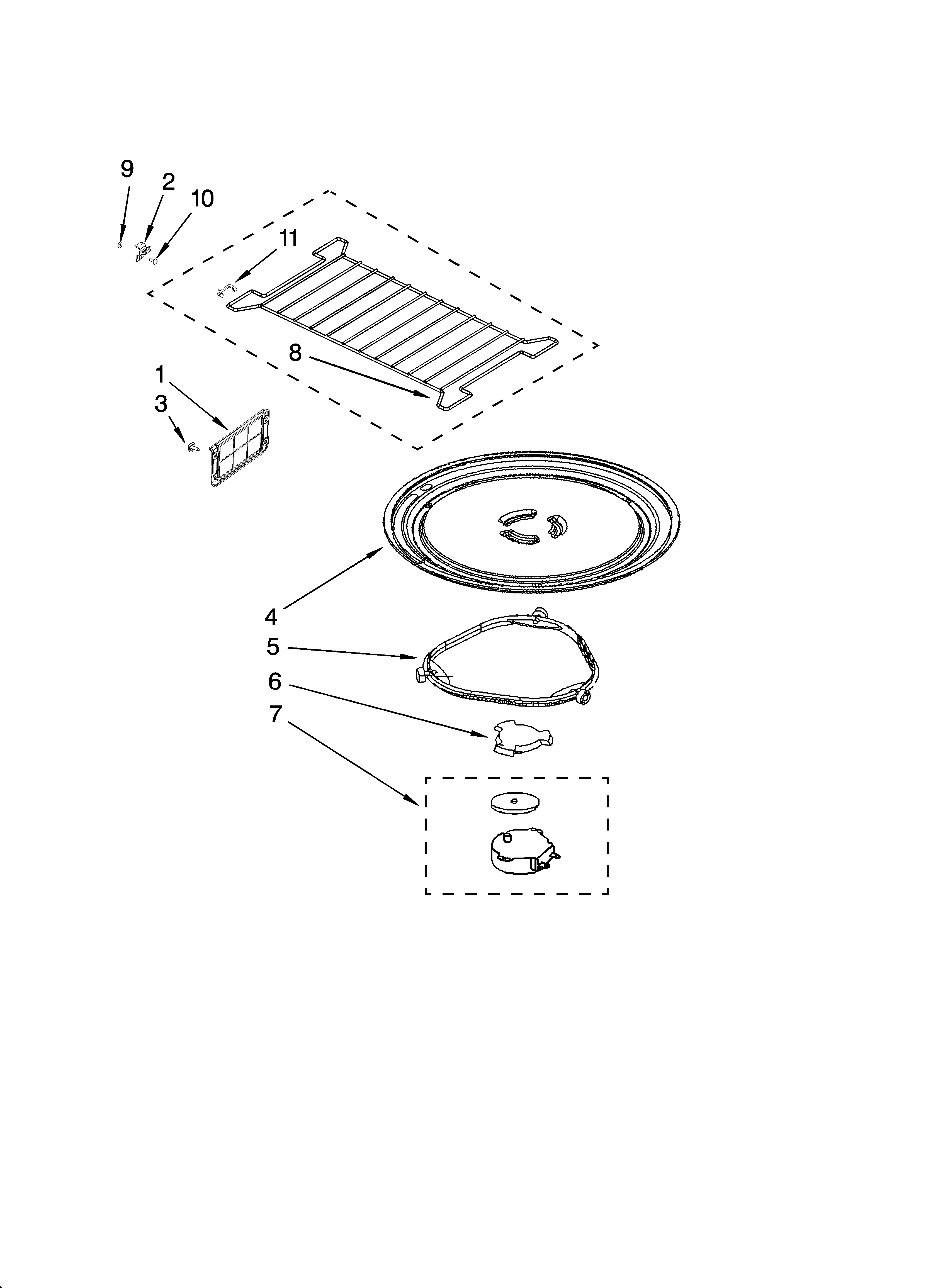 Turntable parts