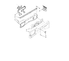 Whirlpool WFW8400TW00 control panel parts diagram