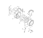 Whirlpool WFW9400SW01 tub and basket parts diagram