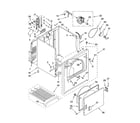 Maytag MED5840TW1 cabinet parts diagram
