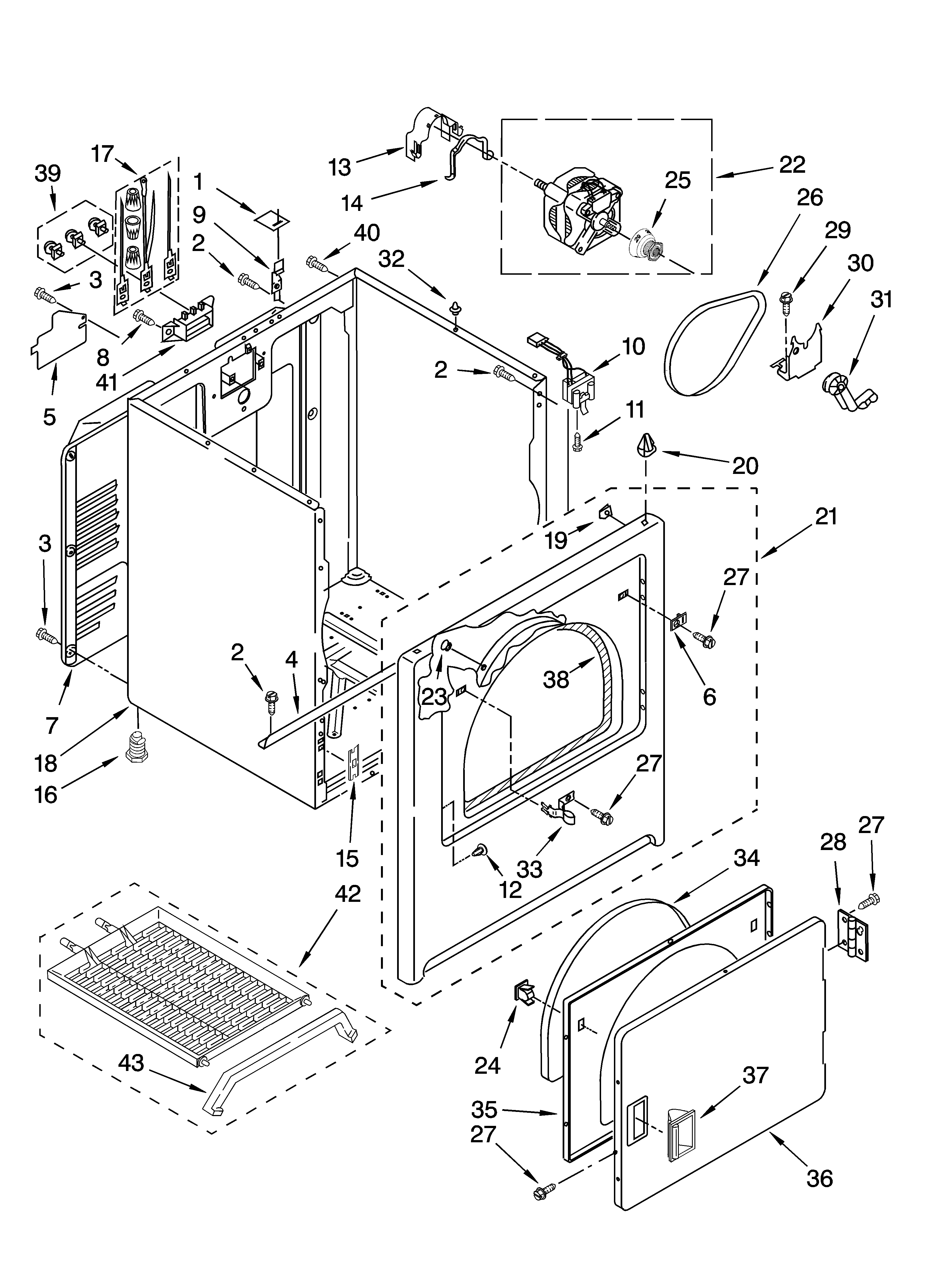 Cabinet parts