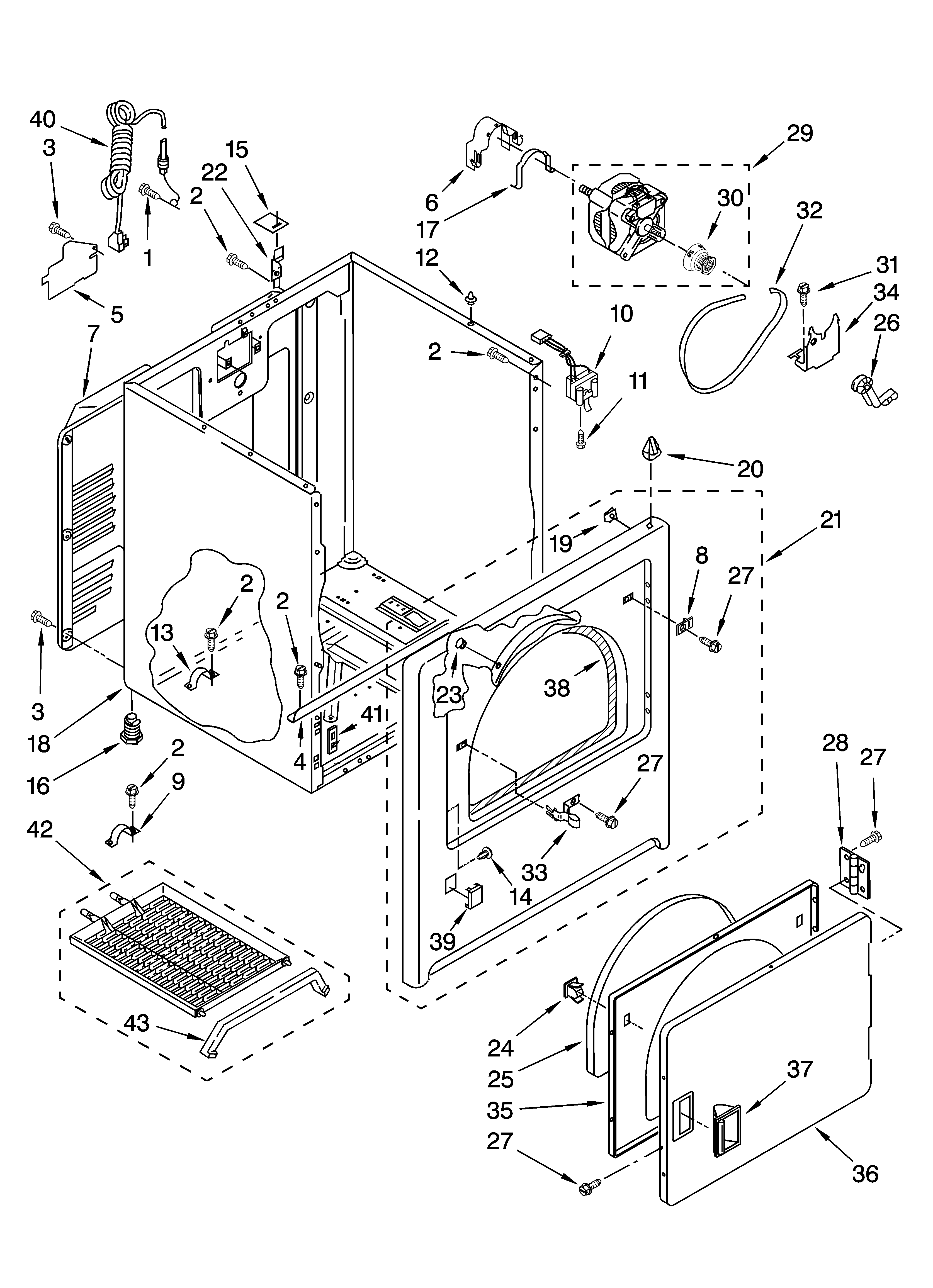 Cabinet parts