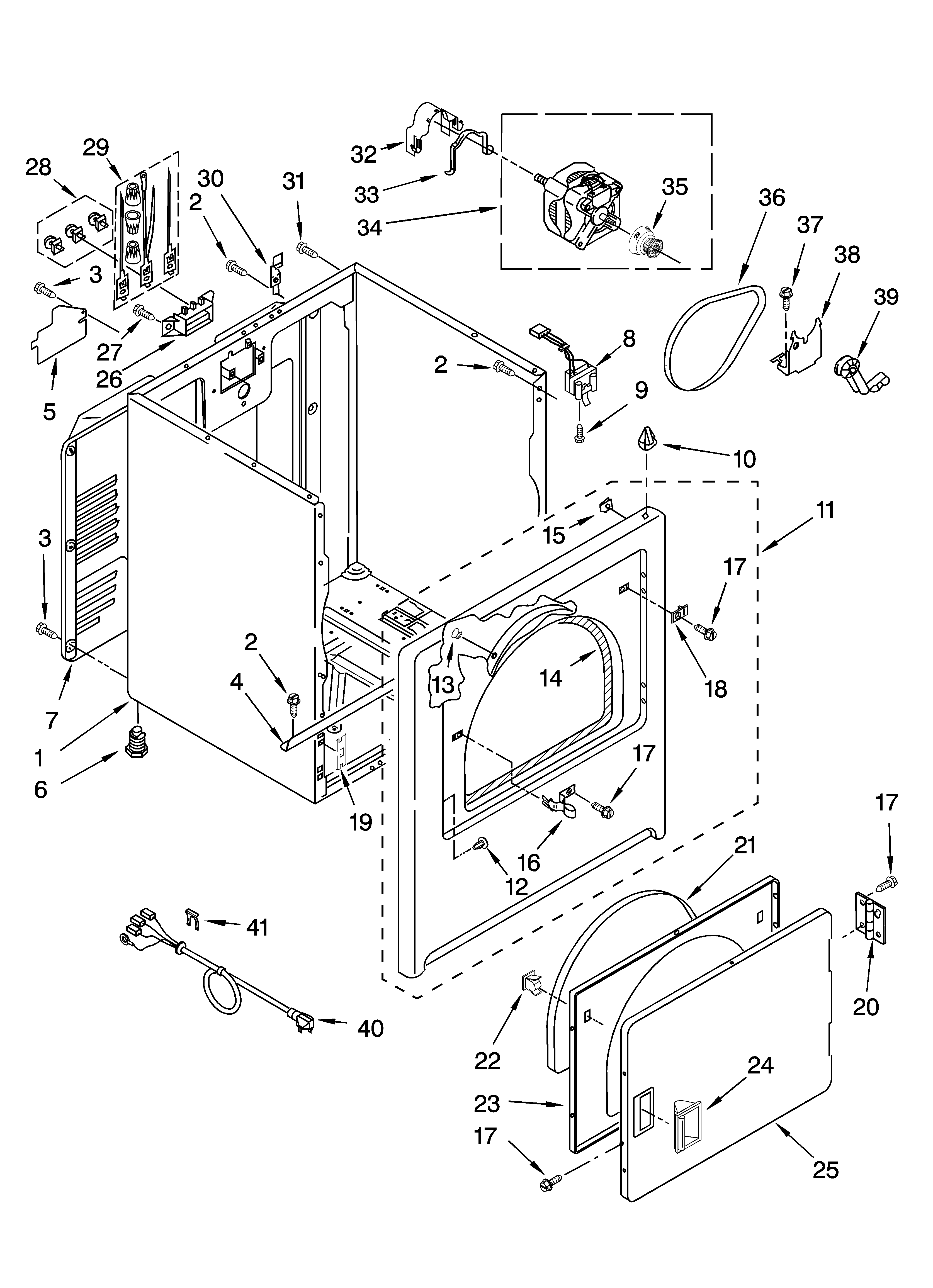 Cabinet parts