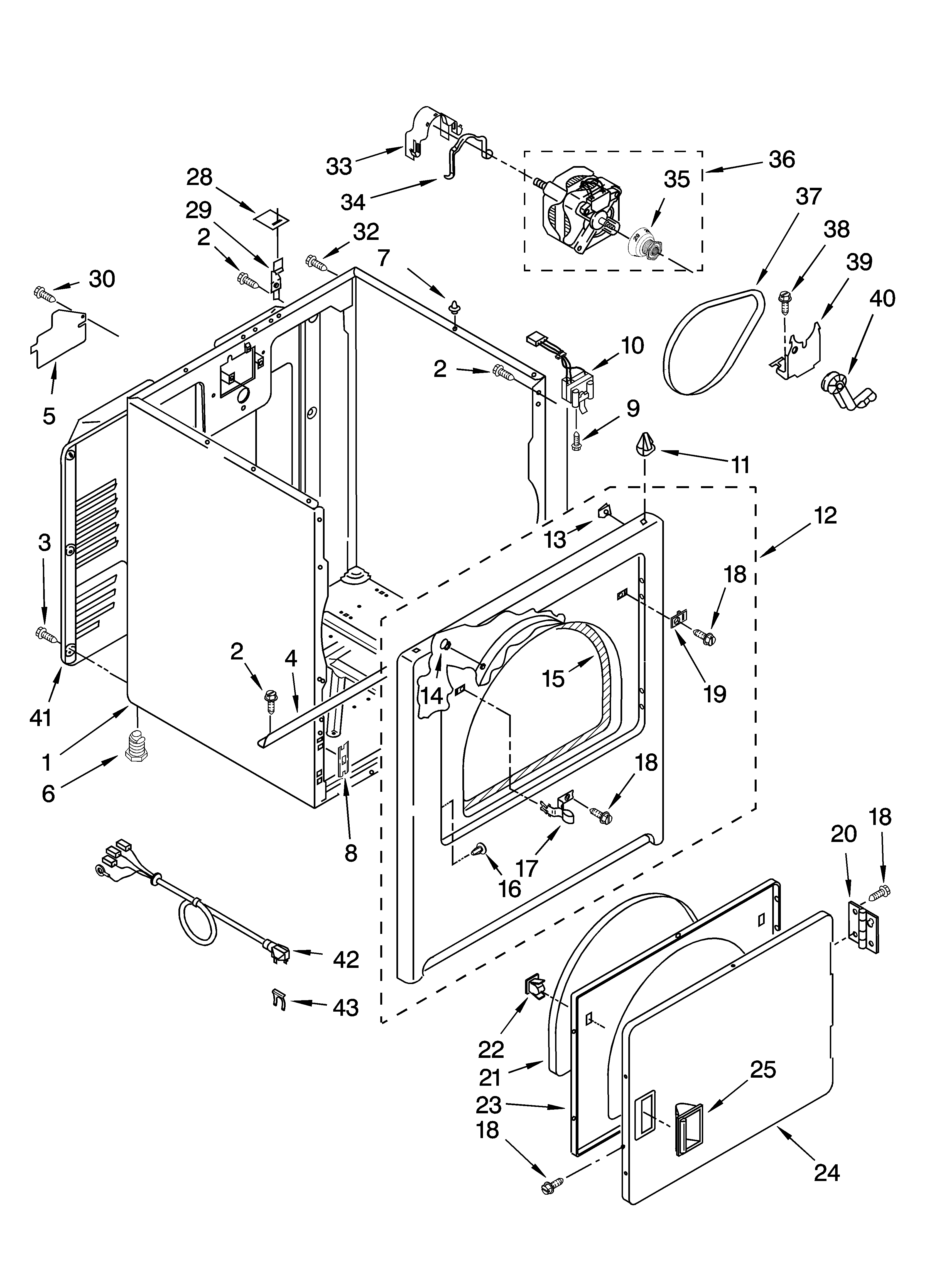 Cabinet parts