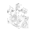 Maytag YMED5820TW1 bulkhead parts, optional parts (not included) diagram