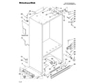 KitchenAid KBLO36FTX02 cabinet parts diagram