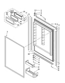 Refrigerator door parts