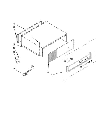 Top grille and unit cover parts