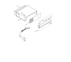 KitchenAid KSSC42FTS00 top grille and unit cover parts diagram