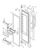 Refrigerator door parts