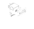 KitchenAid KSSC42QTS00 top grille and unit cover parts diagram